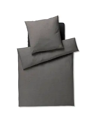 JOOP | Biancheria da letto in flanella SOFT 70x90cm/140x200cm Giada | grau
